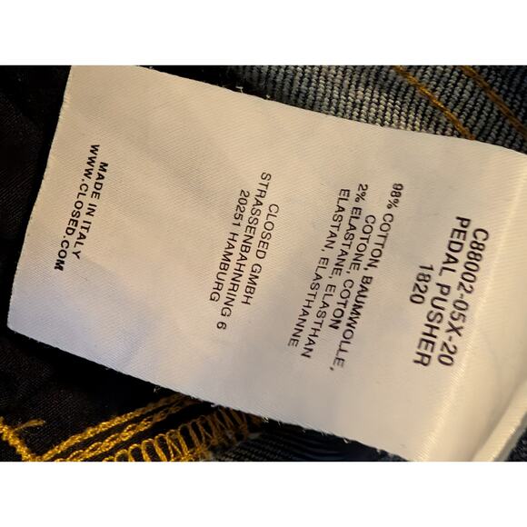 SET OF 2: Closed Pedal Pusher Jeans - Made in Italy - IT 40 (US 26) - Picture 13 of 16